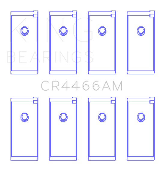 King Engine Bearings Mitsubishi 4D55T/4D56T/4G52 (Size +1.0mm) Connecting Rod Bearing Set