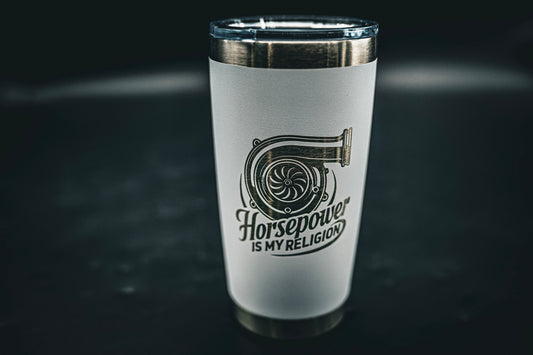 HeadGames “Horsepower Is My Religion” Stainless Tumbler