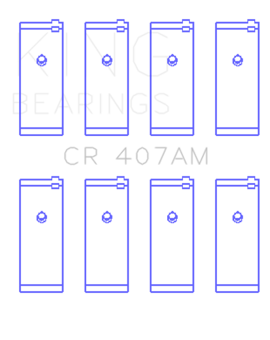 King Engine Bearings Nissan CA16DE/CA18DE/CA18ET/CA20E/CA20S/CD17 (Size +1.0mm) Conrod Bearing Set