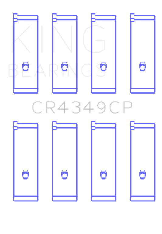 King Engine Bearings Toyota Scion XA/XB 1NZFE (Size 0.5) Tri-Metal Copper Lead Rod Bearing Set