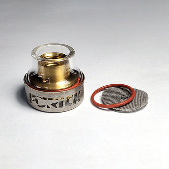 compare product Ticon Industries Furick Cup BBW Number 16 Pyrex Cup Kit Titanium Cover