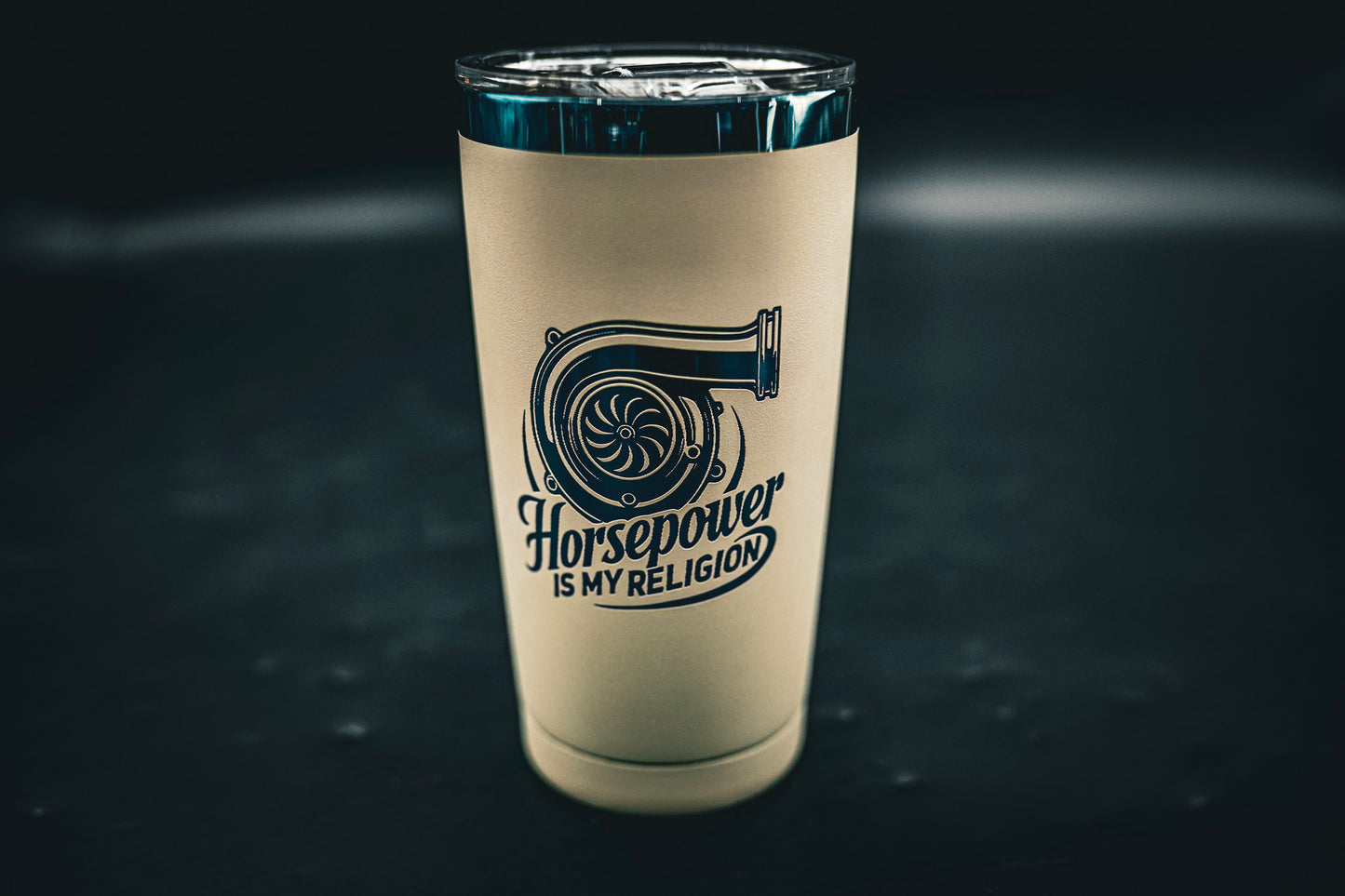 HeadGames “Horsepower Is My Religion” Stainless Tumbler