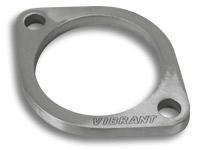 Vibrant 2-Bolt T304 SS Exhaust Flange (2.25in I.D.)