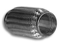 Vibrant SS Flex Coupling with Inner Braid Liner 1.5in inlet/outlet x 4in flex length