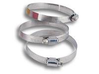 Vibrant S.S. Worm Gear Clamps Pack of 10 - Clamping Range: 1.30in - 2.16in (33mm - 55mm)