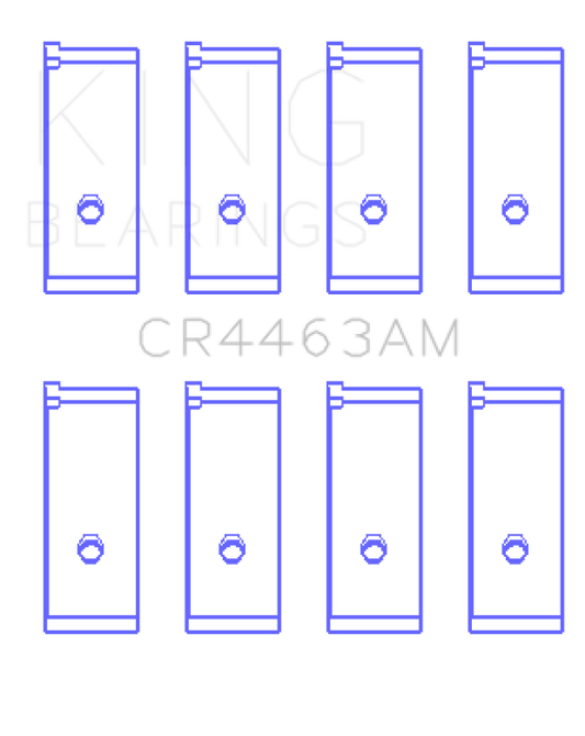 King Engine Bearings Honda Civic 1438Cc (Size +0.50mm) Connecting Rod Bearing Set