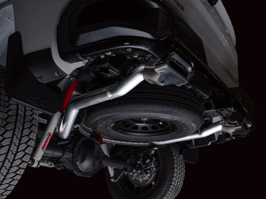 AWE Tuning 4th Gen GM 1500 5.3L 0FG Cat-Back Split Rear Exit (w/ Bumper Cutouts) - OE Tips