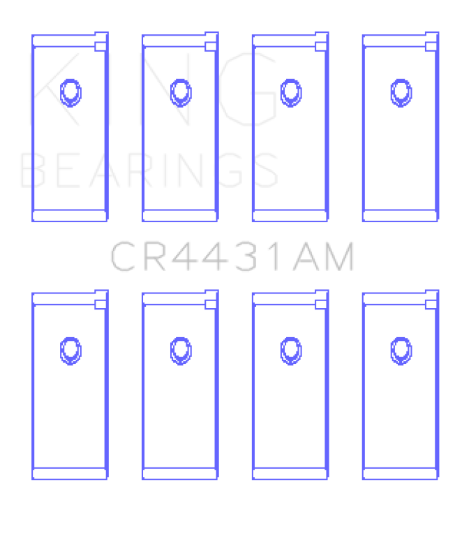 King Engine Bearings Nissan (Size 0.5) Rod Bearing Set