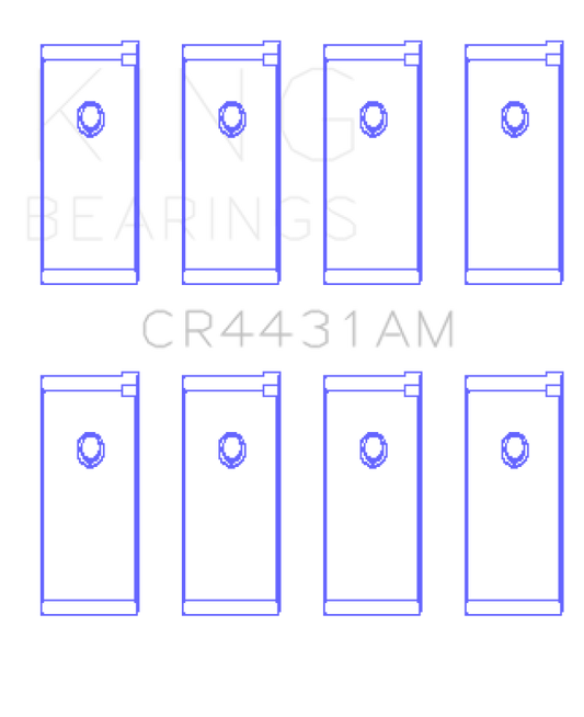 King Engine Bearings Nissan (Size 0.5) Rod Bearing Set