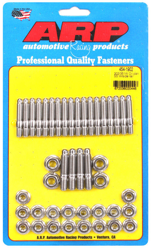 ARP Ford 302/351W Oil Pan Stud Kit w/ Side Rail