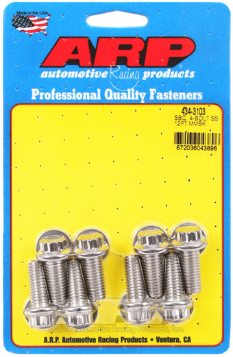 compare product ARP SB Chevy 4-Bolt SS 12pt Motor Mount Bolt Kit