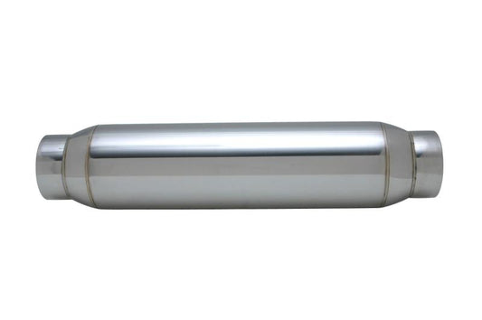 Vibrant SS Resonator (Standard Design) 3in inlet/outlet x 12in long