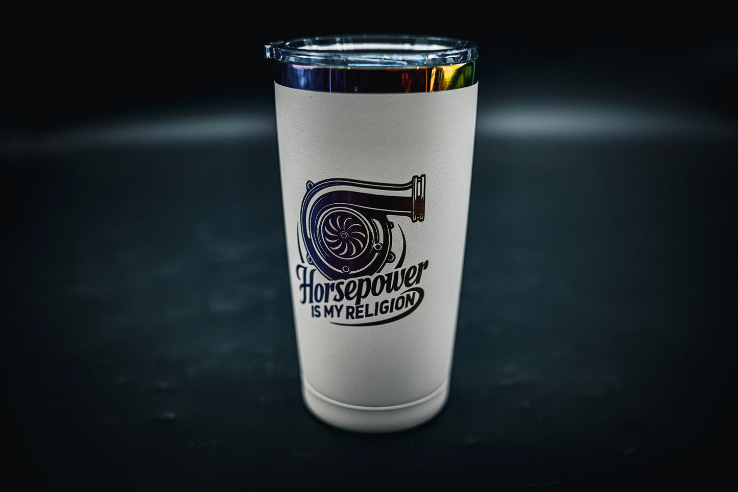 HeadGames “Horsepower Is My Religion” Stainless Tumbler