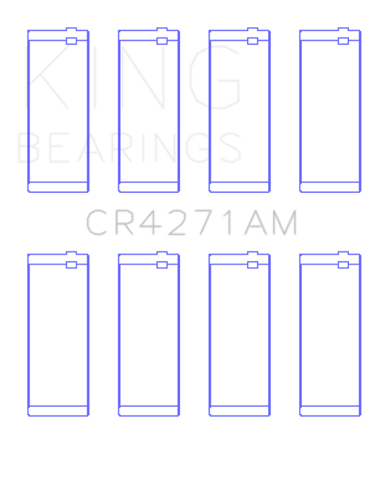 King Engine Bearings 1/95-12/09 Chrysler/ 1/02-12/06 Jeep 148CI 2.4L L4 (Size STD) Rod Bearing Set