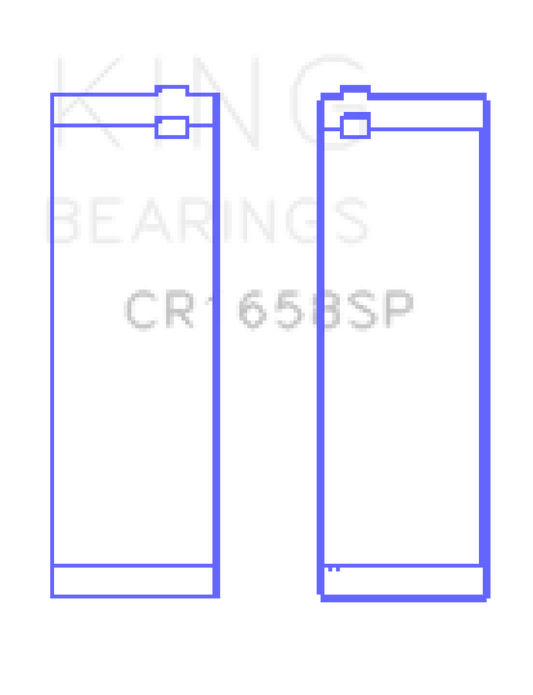 King Engine Bearings BMW N47 D20 A/N47S D20 D Sputter (Size +.25mm) Connecting Rod Bearing Set