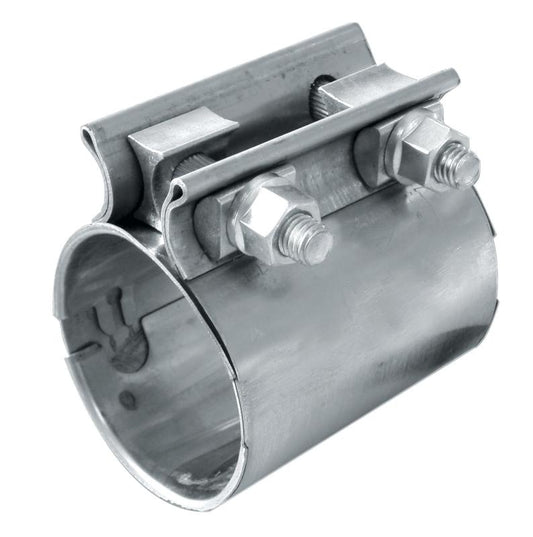 Vibrant Easy Seal SS Exh Sleeve Butt Joint Clamp for 3.5in OD Tubing also 3.5in Nominal Oval Tubing