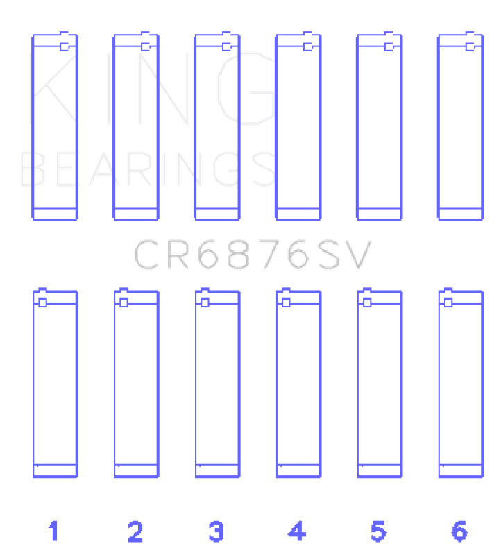 King Engine Bearings Mercedes-Benz OM 642 Connecting Rod Bearing Set