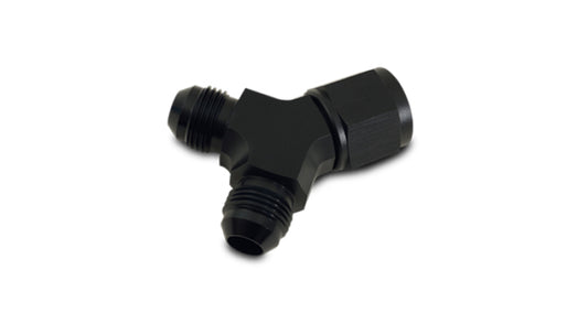 Vibrant -10AN Female x Dual -8AN Male Y-Adapter Fitting - Aluminum