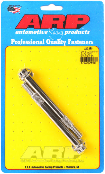 compare product ARP GM M10 X 4.470in 12pt SS Starter Bolt Kit