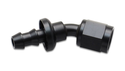 Vibrant Push-On 30 Degree Hose End Elbow Fitting Size -4AN