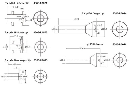 HKS 120Hiper Inner Silencer Assy