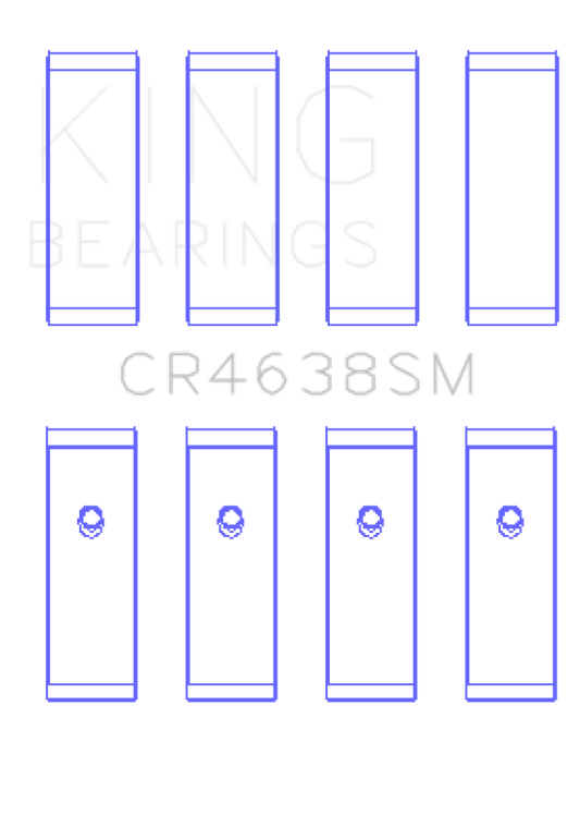 King Engine Bearings Nissan MR18DE / MR20DE (Size STD) Rod Bearing Set