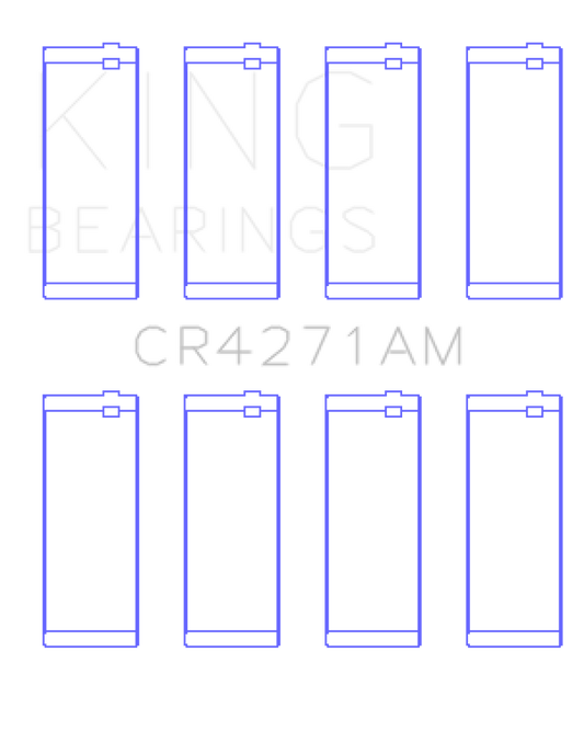 King Engine Bearings 1/95-12/09 Chrysler/ 1/02-12/06 Jeep 148CI 2.4L L4 (Size 0.5) Rod Bearing Set