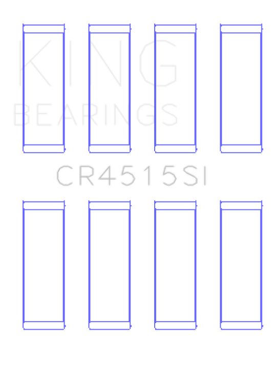 King Engine Bearings Ford/Mazda 2.0L Duratec (Size STD) Silicon Bi-Metal Aluminum Rod Bearing Set