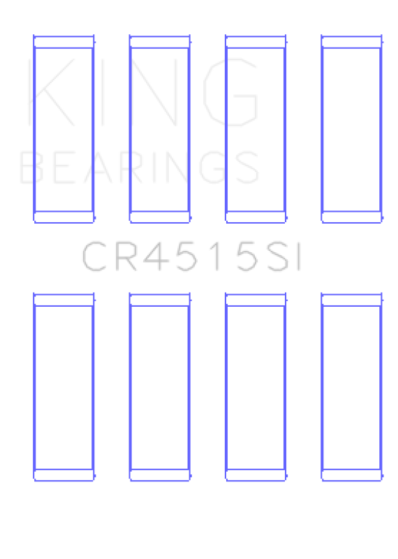 King Engine Bearings Ford/Mazda 2.0L Duratec (Size+ 0.5) Silicon Bi-Metal Aluminum Rod Bearing Set