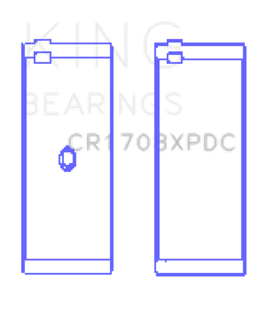 King Engine Bearings Chevrolet Custom Coated Performance Rod Bearing Single