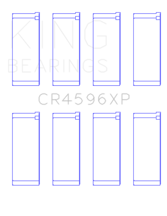 King Engine Bearings BMW S14B20/S14B23/S14B25 (Size STDX) Connecting Rod Bearing Set