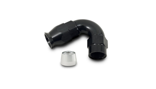 Vibrant -4AN 120 Degree Hose End Fitting for PTFE Lined Hose