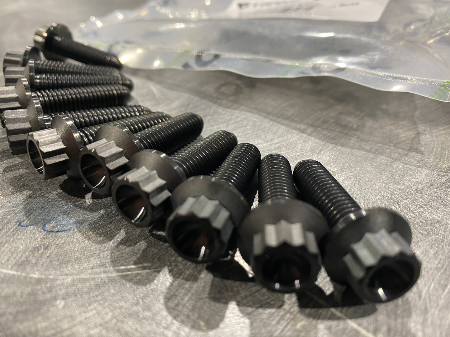 HeadGames/Ticon Chevy LS Titanium Exhaust Manifold Bolt Kit