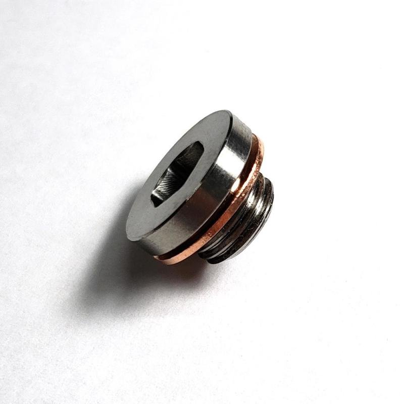 Ticon Industries Titanium M12x1.25mm O2 Sensor Bung Plug - HeadgamesmotorworksHeadgamesmotorworks