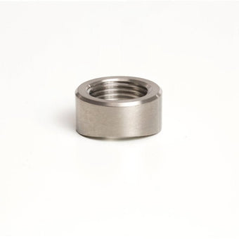 compare product Ticon Industries Titanium O2 Sensor Bung 2.75in to 5in Tubing (M18x1.5) - Coped End