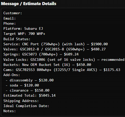 EJ Estimator