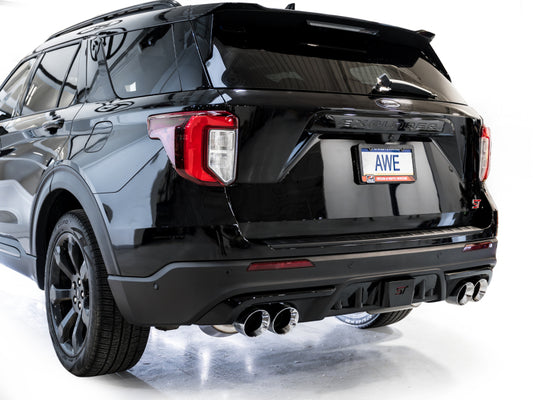 AWE Tuning 20-25 (Only Certain 2026 Models) Ford Explorer ST Touring Ed. Exhaust w/Chrome Silv Tips