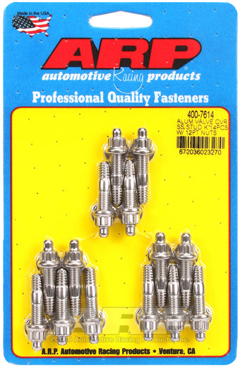 compare product ARP Cast Alum Covers SS 12pt Valve Cover Stud Kit 14pc