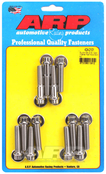 compare product ARP Buick SS 215 12pt intake manifold bolt kit