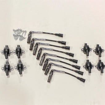 compare product Ford Racing 20-22 Super Duty 7.3L Gas Ignition Coil & Wire - Set of 8
