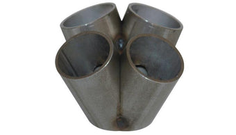 compare product Vibrant 4 into 1 SS Turbo Mani Collector for T3 T3/T4 in Flange 48mm Pipe OD 3in tall 72mmx48mm out