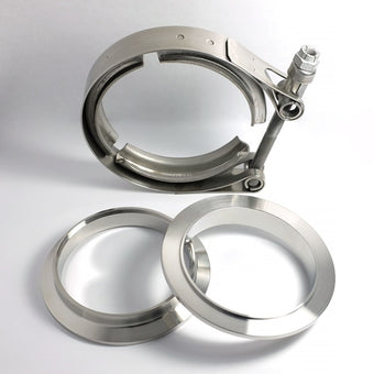compare product Stainless Bros 1.75in 304SS V-Band Assembly - 2 Flanges/1 Clamp