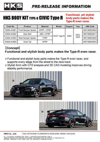 HKS BODY KIT TYPE-S FL5 S-Skirt