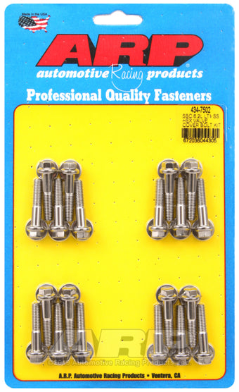 compare product ARP Chevy LT1 6.2L Valve Cover Hex Stainless Steel Bolt Kit