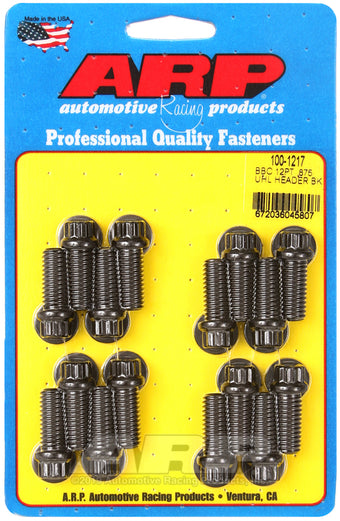 compare product ARP BB Chevy 12pt .875 UHL header bolt kit
