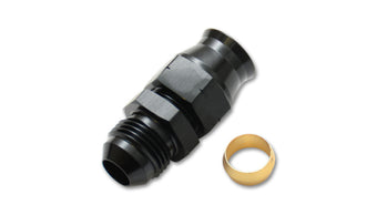 compare product Vibrant -6AN Male to 3/8in Tube Adapter Fittings with Brass Olive Insert
