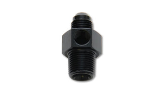 compare product Vibrant -6AN Male to 3/8in NPT Male Union Adapter Fitting w/ 1/8in NPT Port