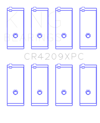 compare product King Engine Bearings Toyota 3Sgte/16V 2.0L (Size +.026mm) Connecting Rod Bearing Set