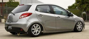 compare product HKS 11 Mazda 2 Silent Hi-Power Rear Section ONLY Exhaust w/ External Resonator