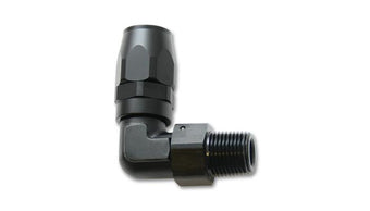 compare product Vibrant Male NPT 90 Degree Hose End Fitting -8AN - 3/8 NPT